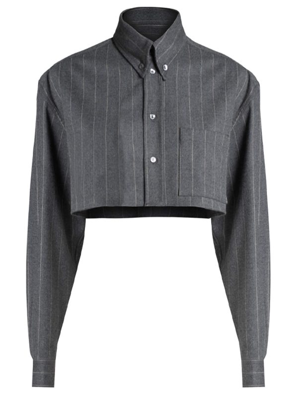 <b>NINEMINUTES</b><br/>THE MAIA CROP WOOL STRIPE