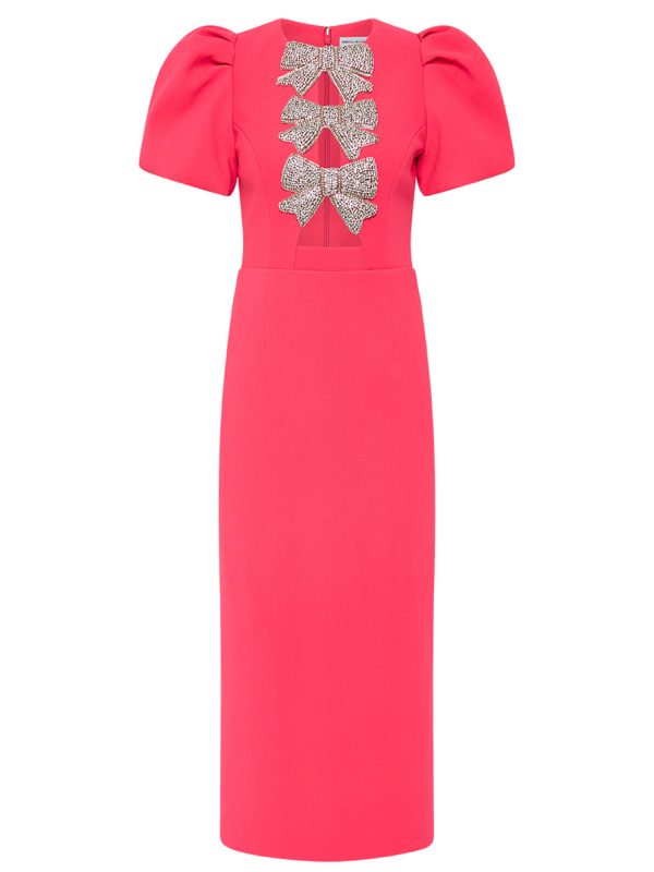 <b>REBECCA VALLANCE</b><br/>POSEY PUFF SLEEVE MIDI